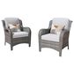 HOMLUX 29" Patio Single Chair in Grey (Set of 2), , large