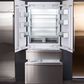 Monogram 20.1 Cu. Ft. Integrated French Door Refrigerator in Panel Ready, , large