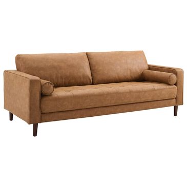 Tov Furniture Cave 76" Stationary Sofa in Brown, , large