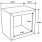 Coaster Benton Rectangular End Table in Natural, , large