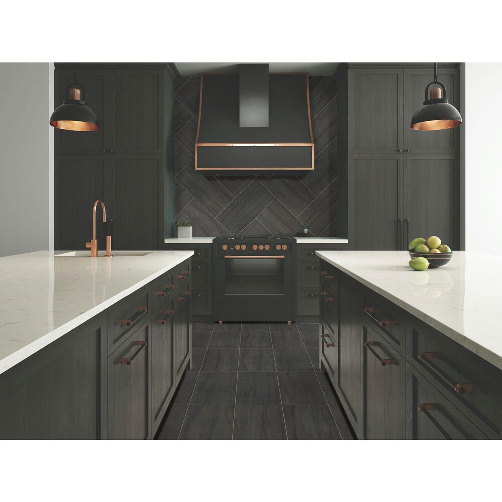 Dal-Tile Haddonstone Velvet Rectangle Vein Cut 12" x 24" Matte Porcelain Tile, , large