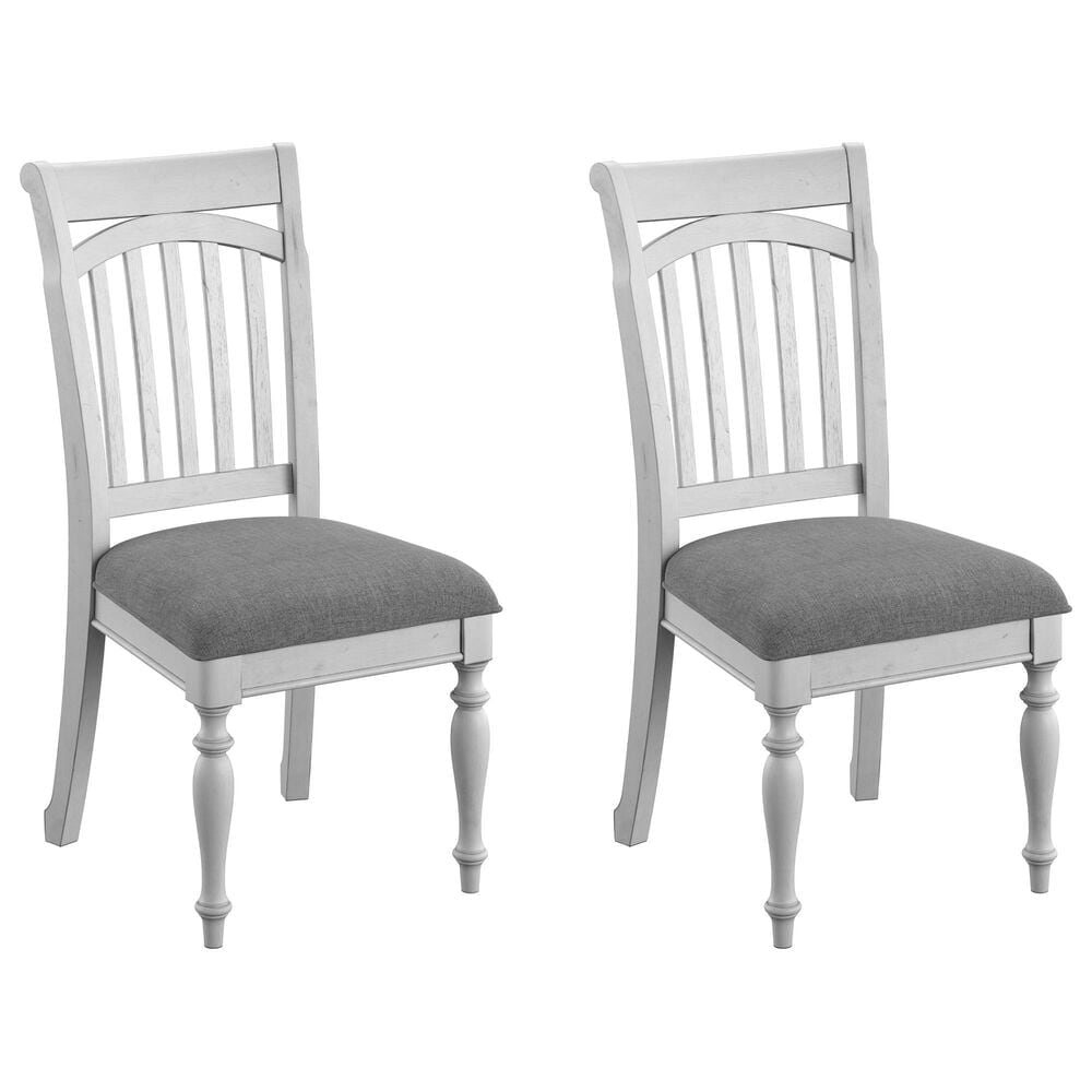 Emerald Home Furnishings New Haven Side Chair in Oyster Shell (Set of 2), , large