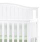 Foundations Worldwide Hampton Arch Top 4-In-1 Convertible Baby Crib in Matte White, , large