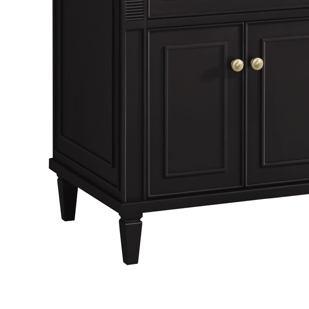 James Martin Vanities Lorelai 72&quot; Double Vanity in Black Onyx with 3 cm Ethereal Noctis Quartz Top, , large