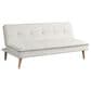 Lifestyle Solutions Tatum Convertible Sofa with Cream Cushion in Brown, , large