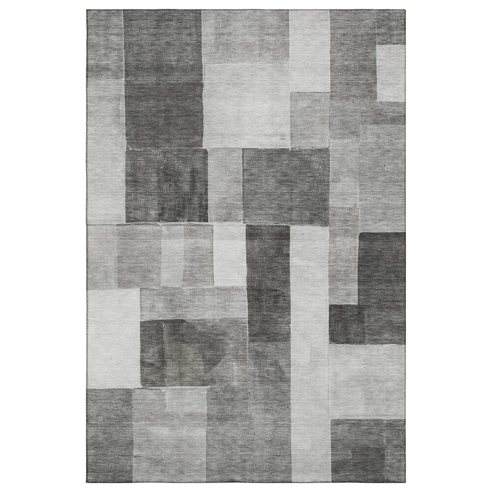 Dalyn Rug Company Neo NO15 3" x 5" Pewter Area Rug, , large