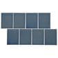Emser Cuadro Royal 4" x 5" on 9" x 14" Flat Porcelain Mosaic Sheet, , large