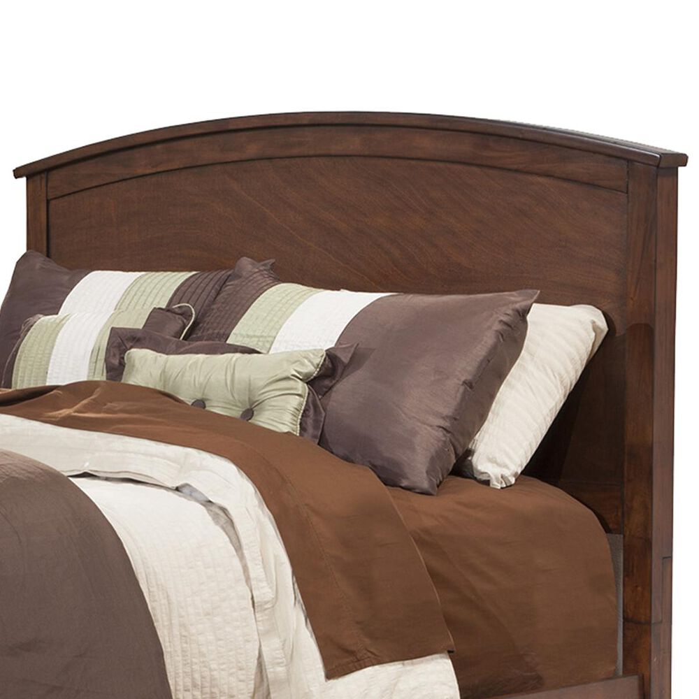 Alpine Furniture Baker King Headboard in Mahogany Nebraska Furniture Mart