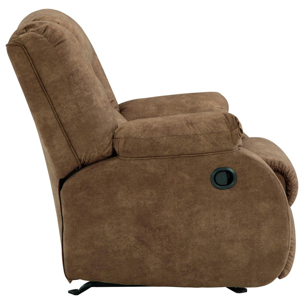 Ashley Partymate Manual Rocker Recliner in Brindle, , large