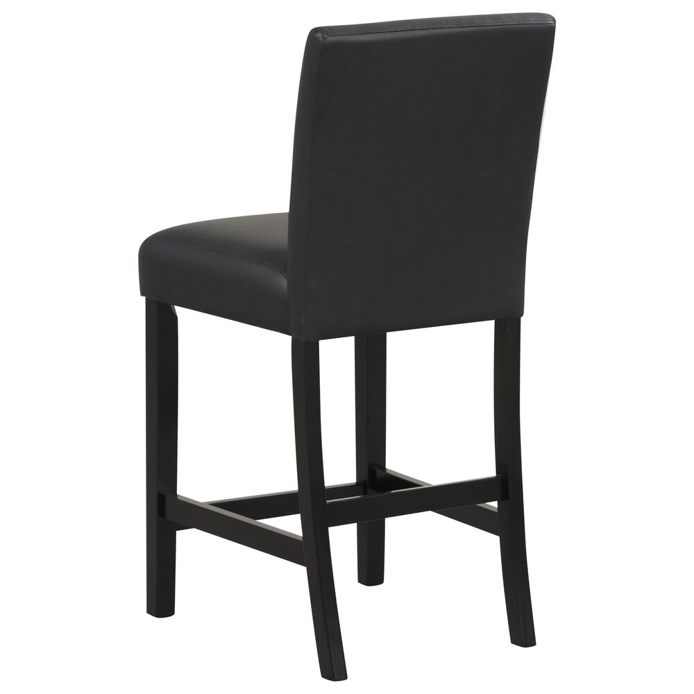 Titanic Furniture Ariana 5-Piece Round Dining Set in White and Black, , large