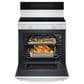 Whirlpool 5.3 Cu. Ft. Freestanding Smart Electric Range with Air Cooking Technology in White, , large