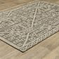 ROW by Oriental Weavers Zarina Southwestern Brown and Beige 3"3" x 5" Indoor/Outdoor Area Rug, , large