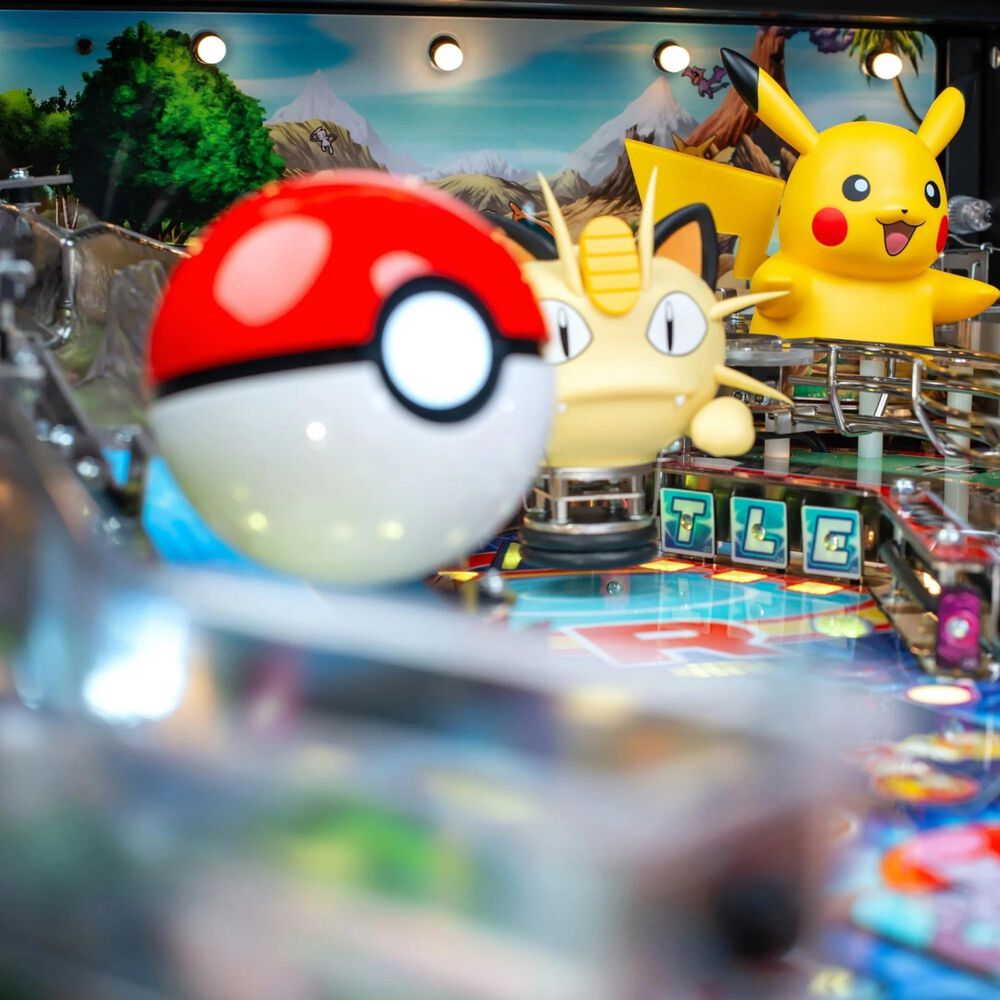 Stern Pinball Pokemon Pro Edition Pinball Machine in Multicolor, , large
