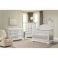 Eastern Shore Olivia Arch Top Convertible Crib in Brushed White, , large