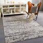 Surya Venice VNE-2301 8"10" x 12"4" Medium Gray, Black and Ivory Area Rug, , large