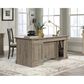Sauder Palladia Executive Desk in Split Oak, , large