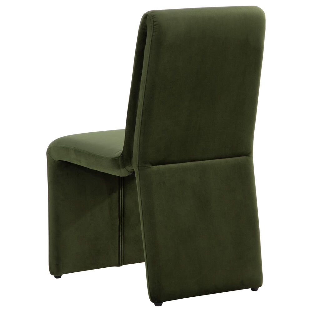 Club Collection By Sunpan Cascata Side Chair in Moss Green, , large