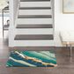 Nourison Prismatic Emerald 2" x 3" Area Rug, , large