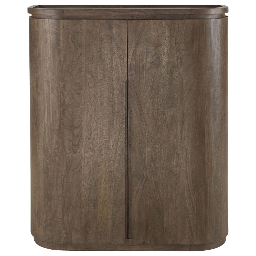 Ashley Landermont Bar Cabinet in Medium Brown, , large