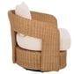 Safavieh Leanna Swivel Chair in White, , large