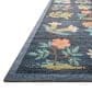 Rifle Paper Co. x Loloi Rosa Hawthorne 2"3" x 3"9" Navy Area Rug, , large