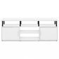 HOMLUX 63" TV Stand with 2-Door for TV up to 70" in White and Black, , large