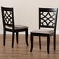 Baxton Studio Mael Side Chair in Espresso Brown (Set of 2), , large