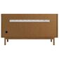 James Martin Laurent 60" Double Bathroom Vanity in Honey Oak with Single Hole 3 cm White Zeus Silestone Top and Rectangular Sinks, , large