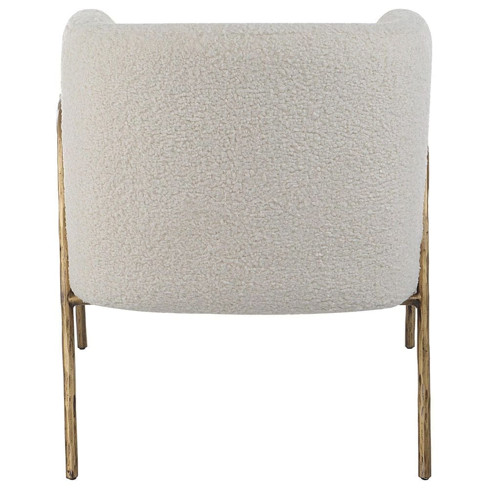 Uttermost Jacobsen Accent Chair in Off White, , large