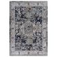 RIZZY Signature Dark Gray and Multicolor 9" x 12" Area Rug, , large