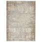 Nourison Rush 6" Round Ivory and Taupe Area Rug, , large
