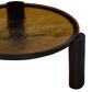 Four Hands Rover Nesting Table in Amber Cast Glass and Black Antique, , large