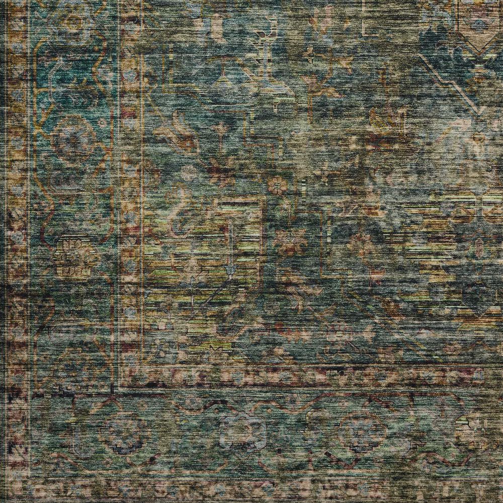 Loloi II Anniston Lagoon and Multicolor 7&#39;6&quot; x 9&#39;6&quot; Area Rug, , large