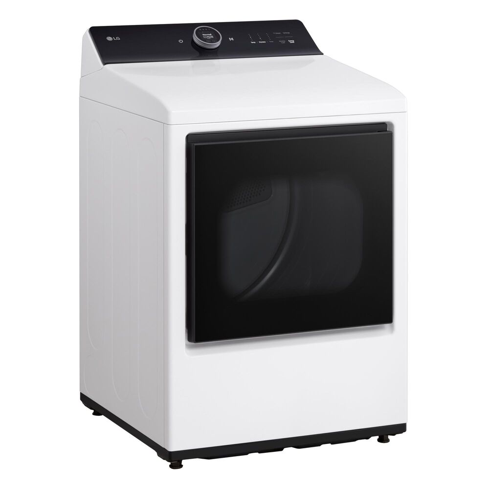 LG 7.3 Cu. Ft. Electric Dryer with AI Sensing in Alpine White, , large