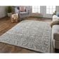 Feizy Thackery 7"10" x 9"10" Charcoal and White Area Rug, , large