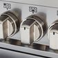 Bertazzoni Master 5.9 Cu.Ft. Dual Fuel Range in Bianco Matt, , large