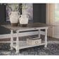 Ashley Havalance Flip-Top Sofa Table in Weathered Gray and Vintage White, , large