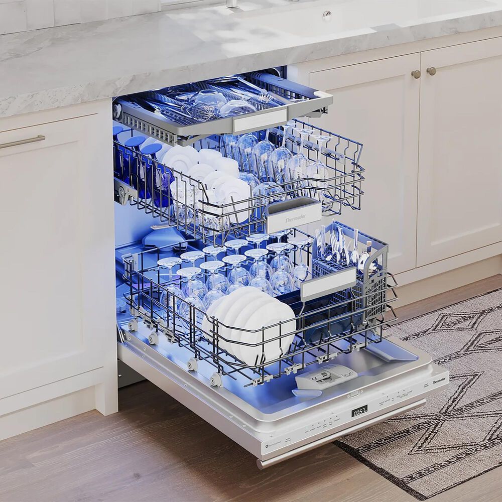 Thermador Star Sapphire 24&quot; Built-In Dishwasher with 42 dbA in Stainless Steel, , large