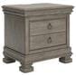 Millenium Lexorne 3-Drawer Nightstand in Light Gray, , large