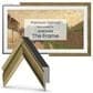 Deco TV Frames Slim 50" Frame Bezel for Samsung the Frame TV in Industrial Brass, , large
