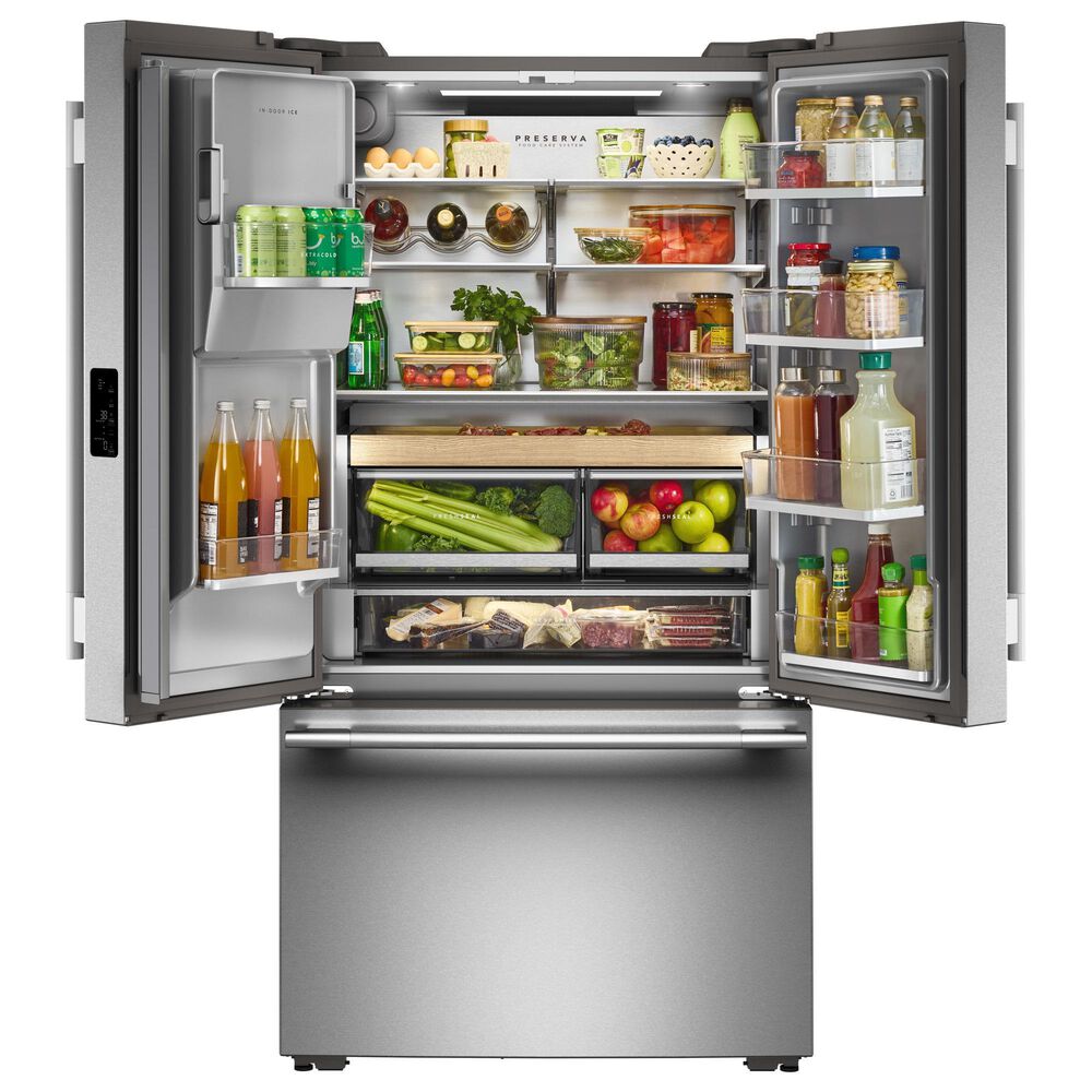 KitchenAid 23 Cu. Ft. Counter-Depth French Door Refrigerator in Fingerprint Resistant Stainless Steel, , large