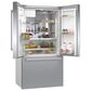 Bosch 500 Series 21.6 Cu. Ft. French Door Bottom Mount Refrigerator in Stainless Steel, , large