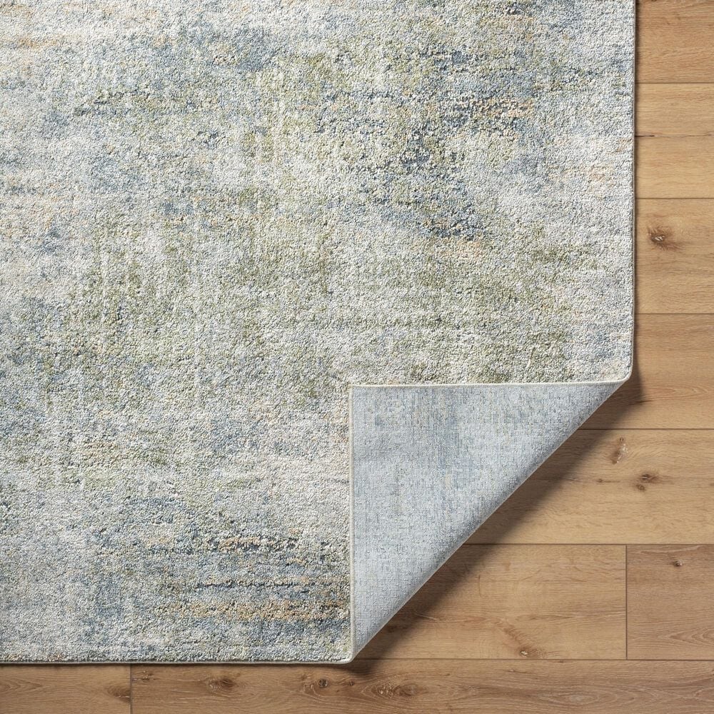 Surya Avellino 2&#39;7&quot; x 7&#39;3&quot; Light Beige, Light Gray, Gray, Deep Teal, Olive, Light Olive and Tan Runner, , large
