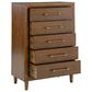 Ashley Lyncott 5-Piece King Bedroom Set in Medium Brown, , large