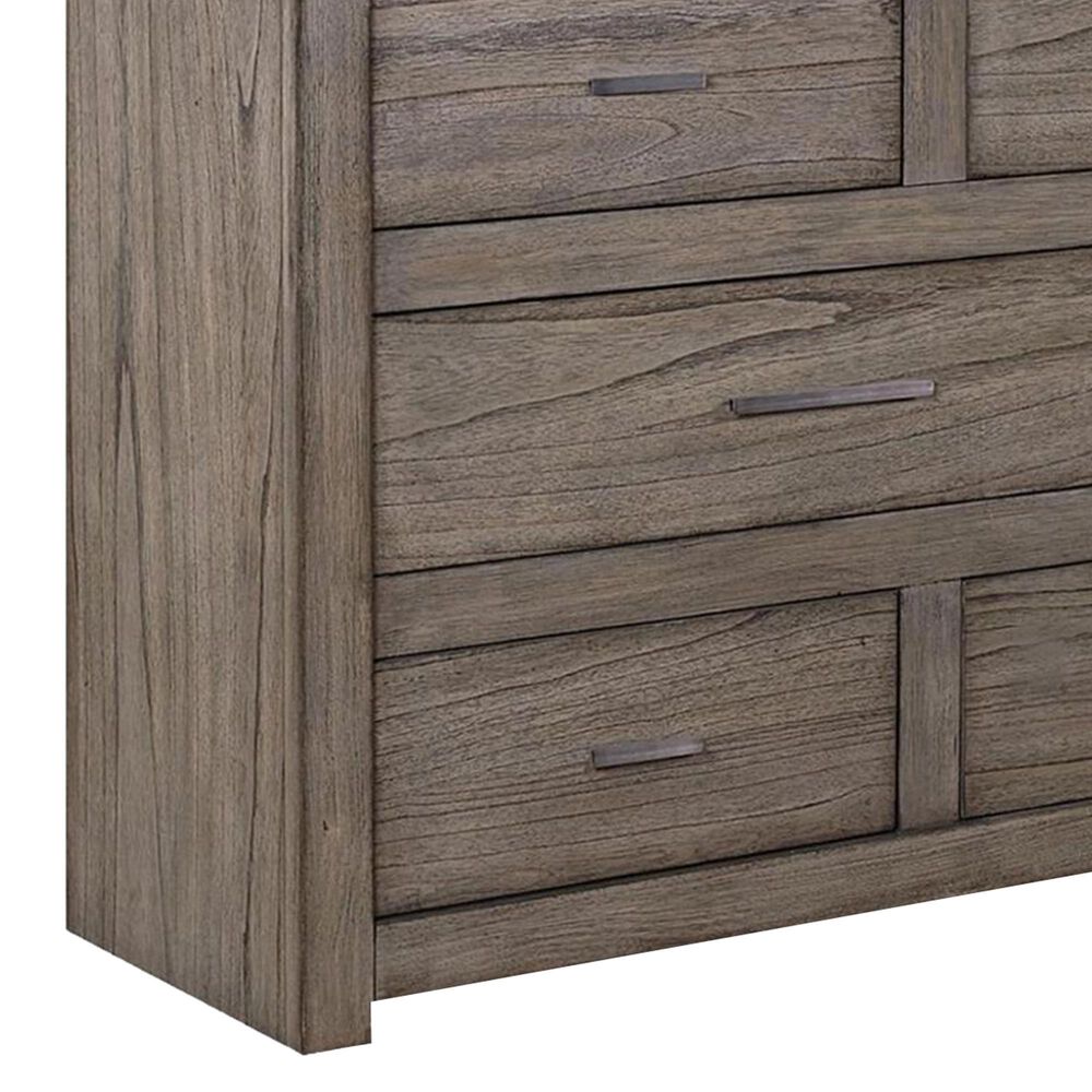 Riva Ridge Modern Loft 3-Piece King Storage Bedroom Set in Greystone, , large