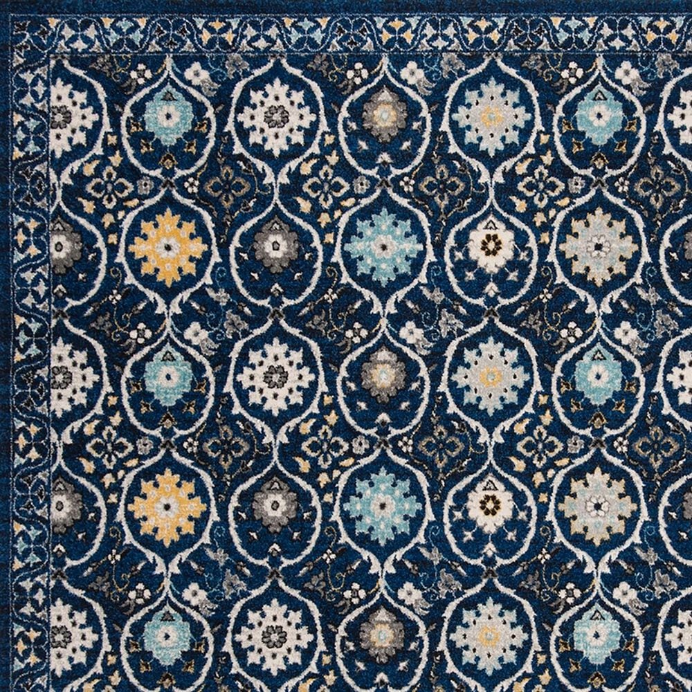 Safavieh Evoke 2&#39;2&quot; x 7&#39; Royal Blue and Ivory Runner, , large