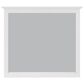 Urban Home Grace Dresser Mirror in Snowfall White, , large
