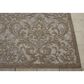 Nourison Damask DAS02 8" x 10" Grey Area Rug, , large