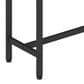 FDW 71" Bar Height Pub Table in Brown and Black, , large