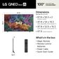 LG 100" Class 84B Series QNED evo AI Mini LED 4K in Black - Smart TV, , large